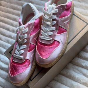 MIA cutest pink trendy sneakers Size 9.